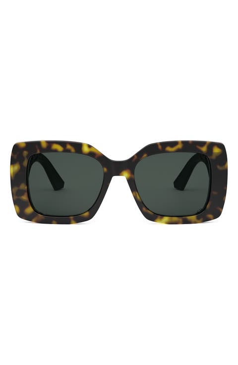 VeryDior S1I 54mm Square Sunglasses