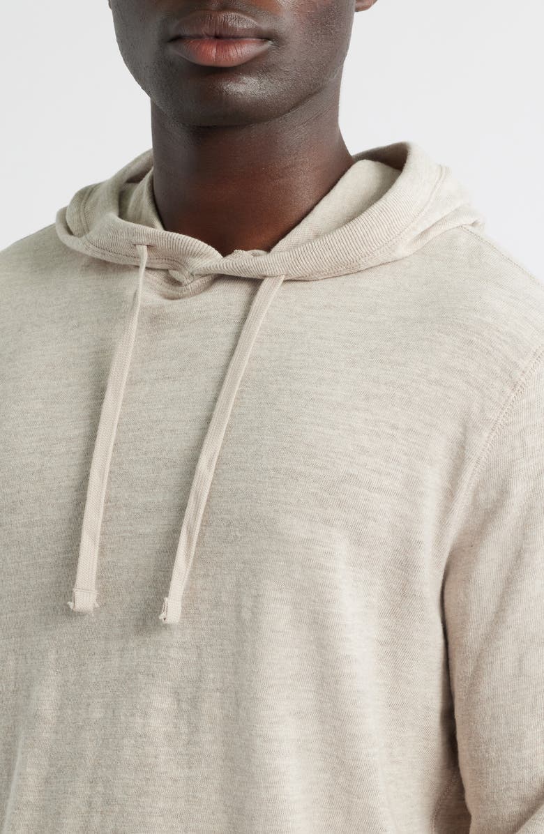 Faherty Slub Cotton Hoodie, Alternate, color, Oat Plains Heather