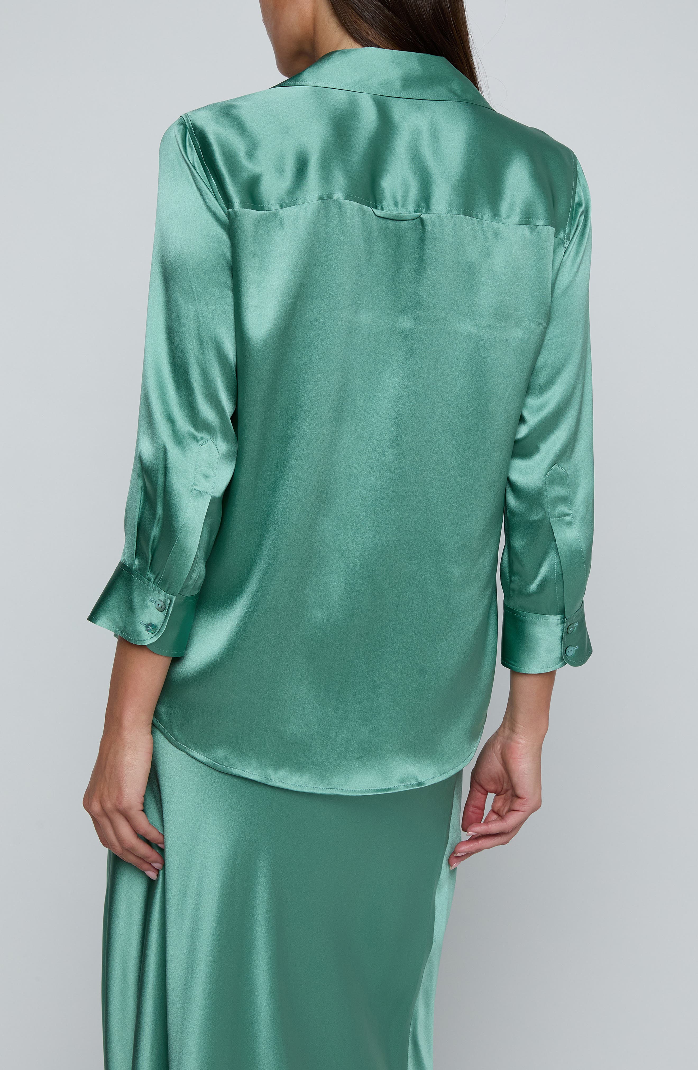 Dani Silk Charmeuse Blouse - image 4