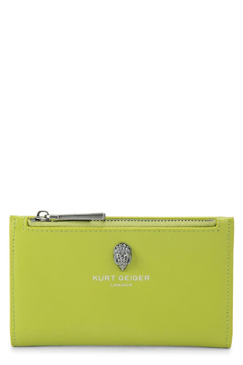 Bond Leather Bifold Wallet, Main, color, BRIGHT GREEN