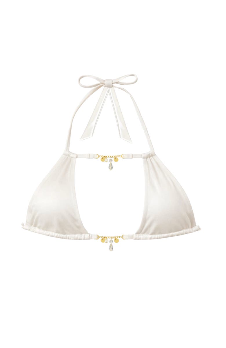 Ivy Swimwear Faye Bikini Top, Main, color, White