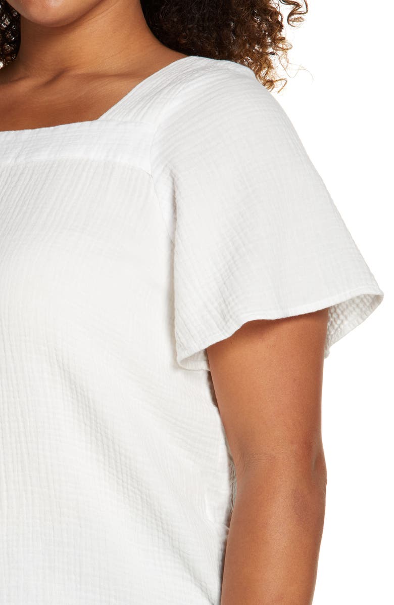 Madewell Harlow Lightspun Square Neck Top, Alternate, color, 