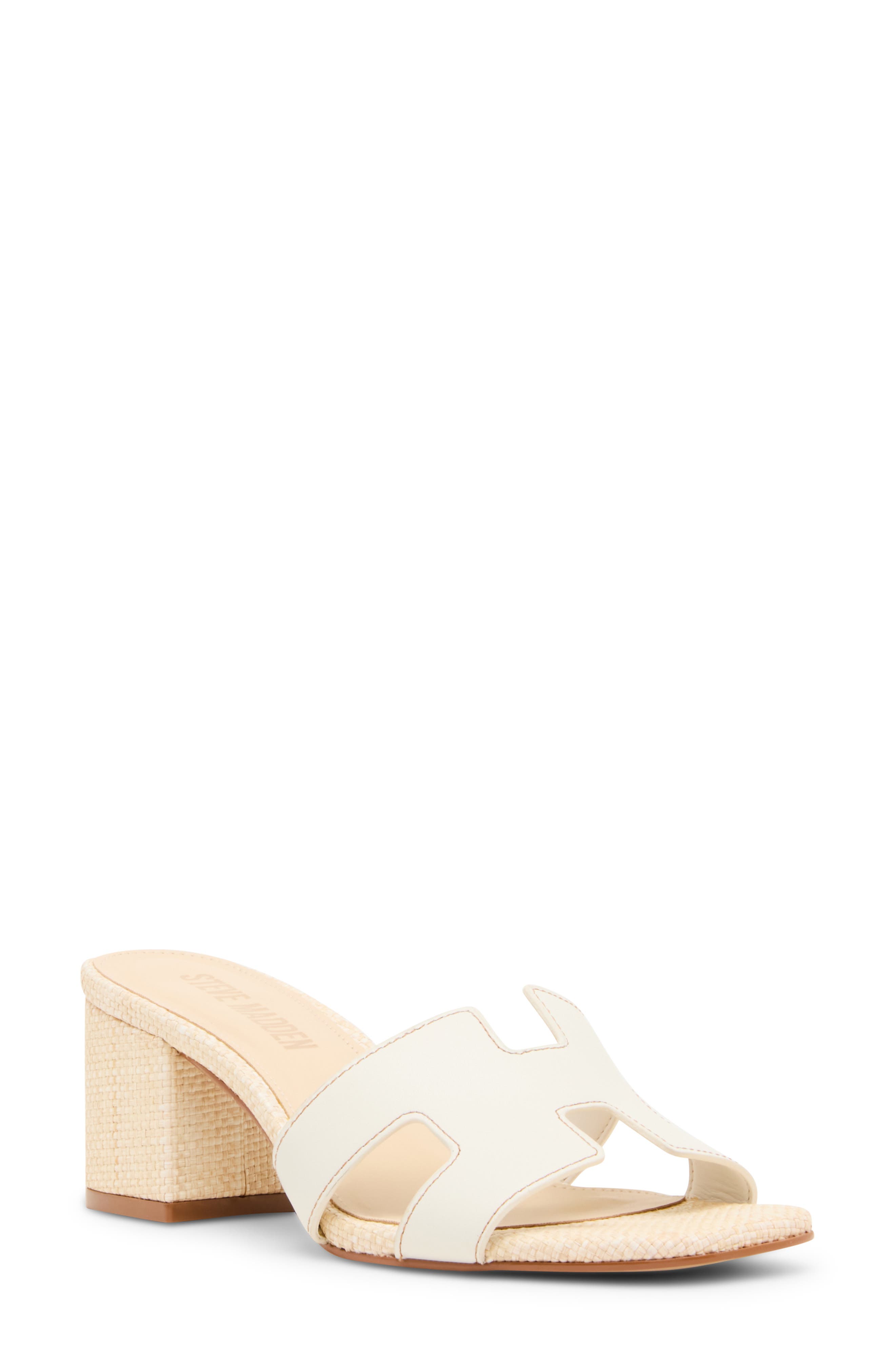 Steve Madden Hana Slide Sandal, Main, color, Bone Leather