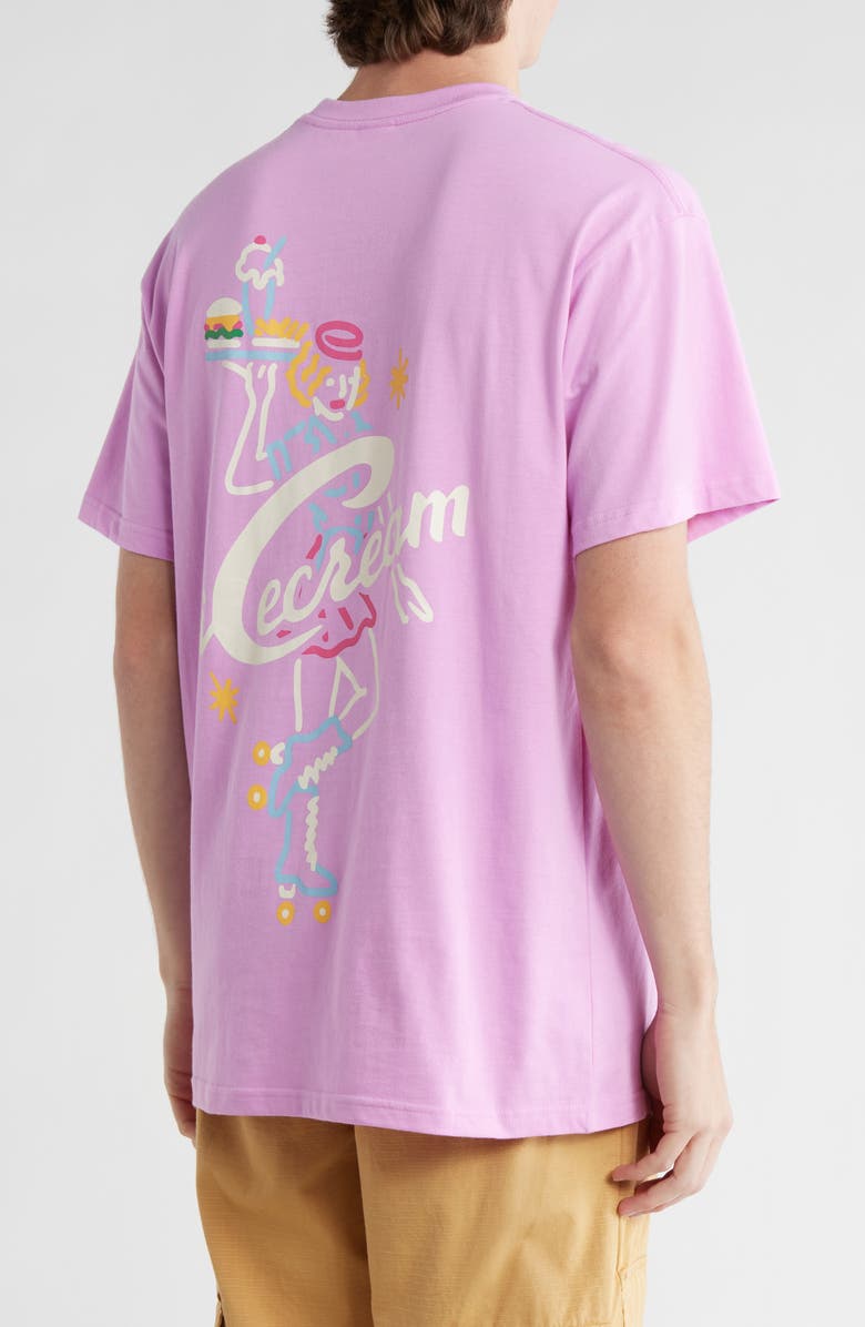 ICECREAM Waitress Graphic T-Shirt, Alternate, color, Orchid