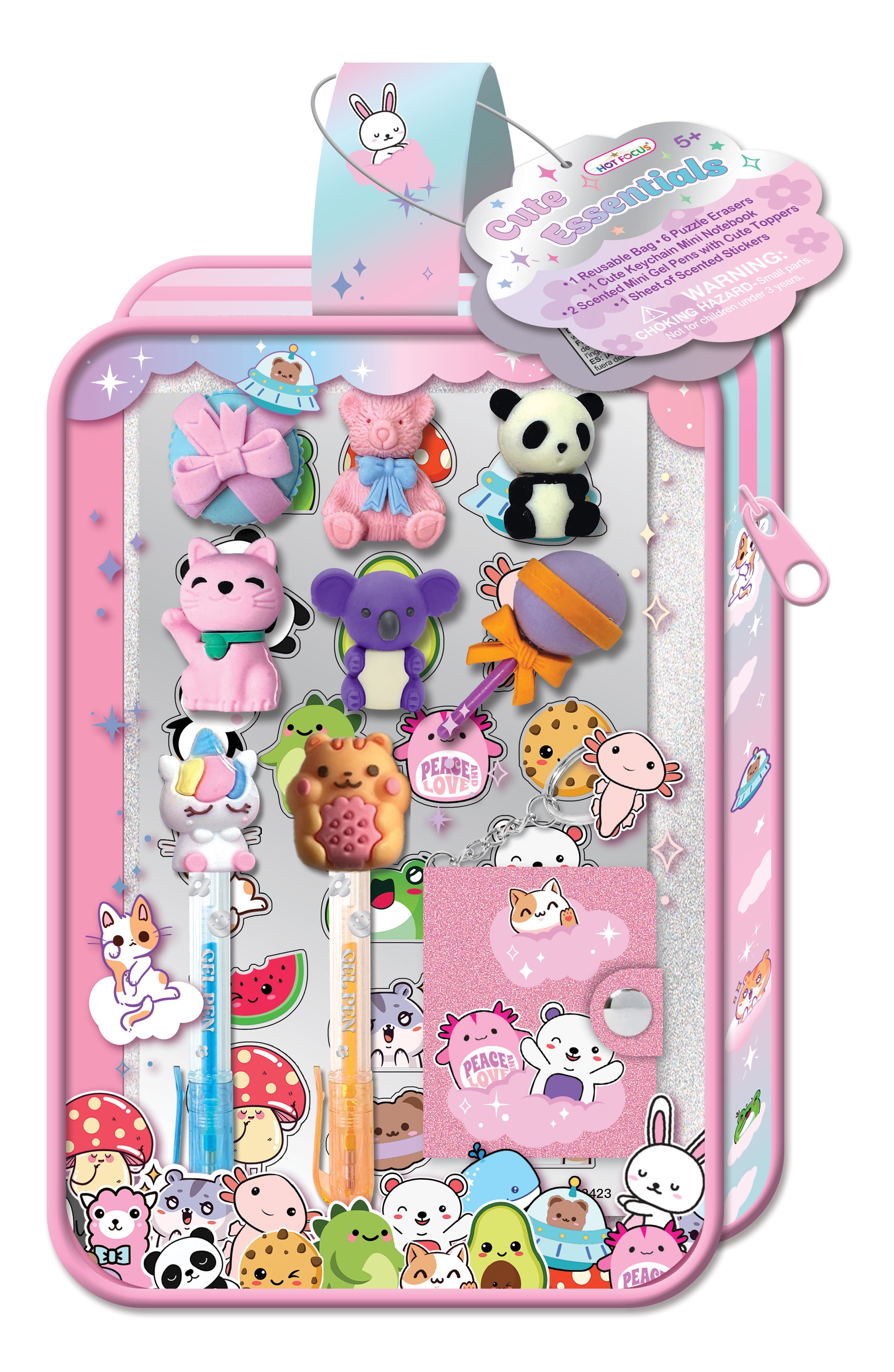 HOT FOCUS Kids' Cute Stationary Essentials Kit, Main, color, 