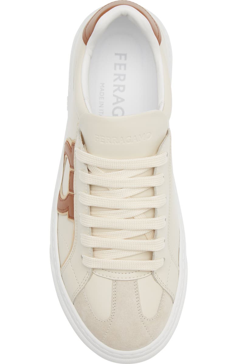 FERRAGAMO Sauro Gancini Sneaker, Alternate, color, Spiaggia Mascarpone Naturale
