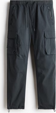 H&M Regular Fit Nylon Cargo Trousers