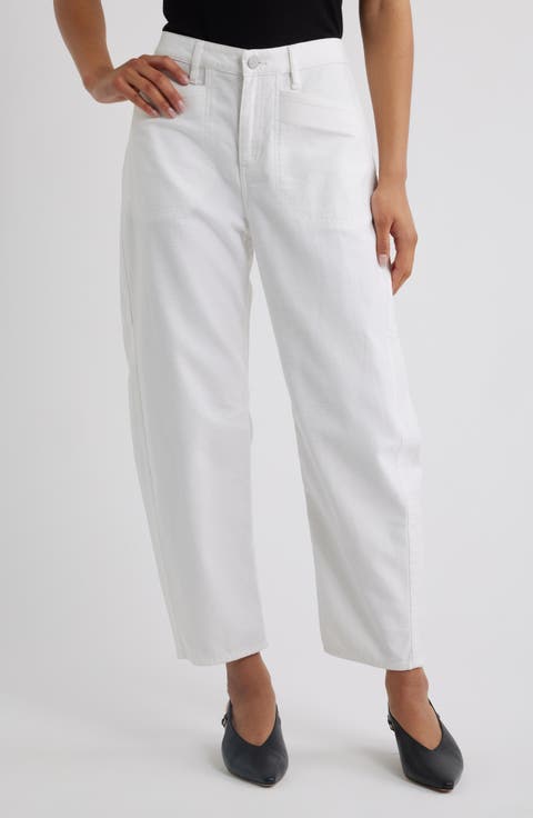 Stevie Tapered Stretch Cotton Utility Pants