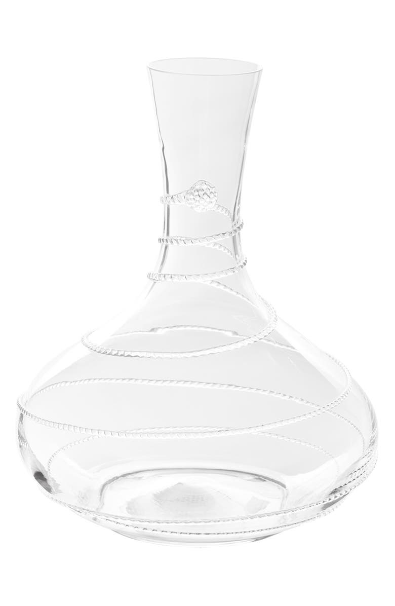 Juliska Amalia Wine Decanter, Main, color, Clear