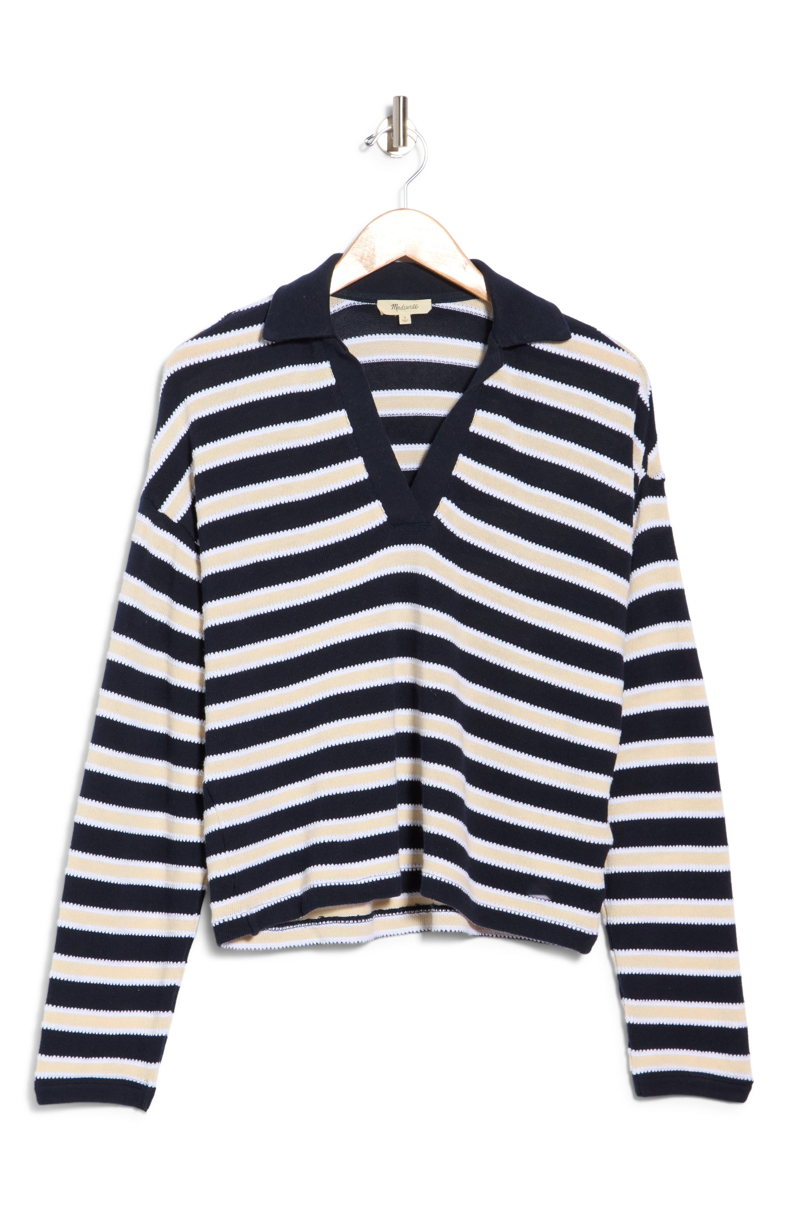 CREAM BLACK STRIPE