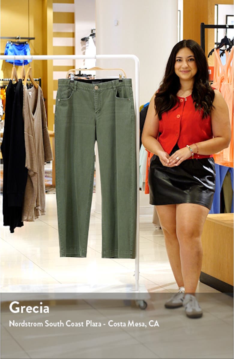 'Ab'Solution High Waist Wide Leg Jeans, sales video thumbnail