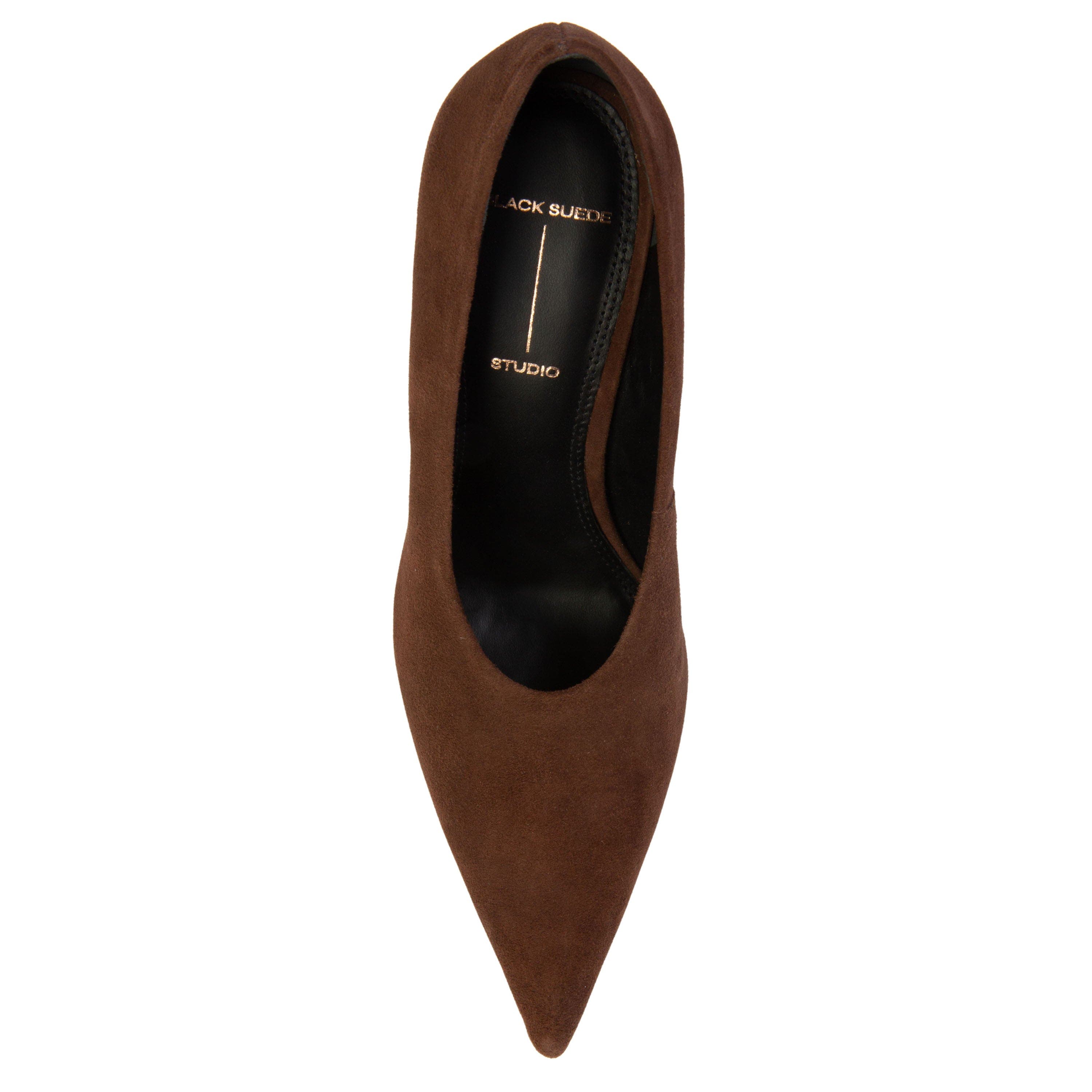 Jona 100 Suede Pump, Alternate, color, Brownie Suede