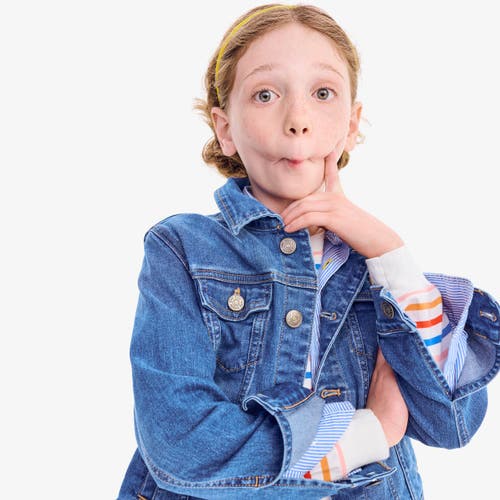 Primary Kids Denim Jacket In Multi