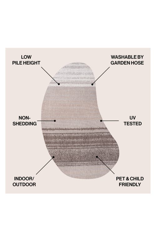 Jonathan Y Evan Modern Rustic Organic Curve Indoor/outdoor Shaped Area Rug