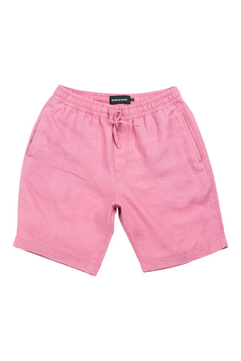Linen Shorts, Alternate, color, GERANIUM
