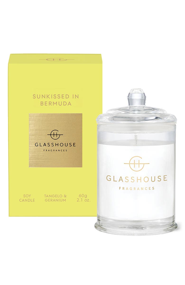 Glasshouse Fragrances Sunkissed In Bermuda Scented Candle, Main, color, Sunkissed In Bermuda