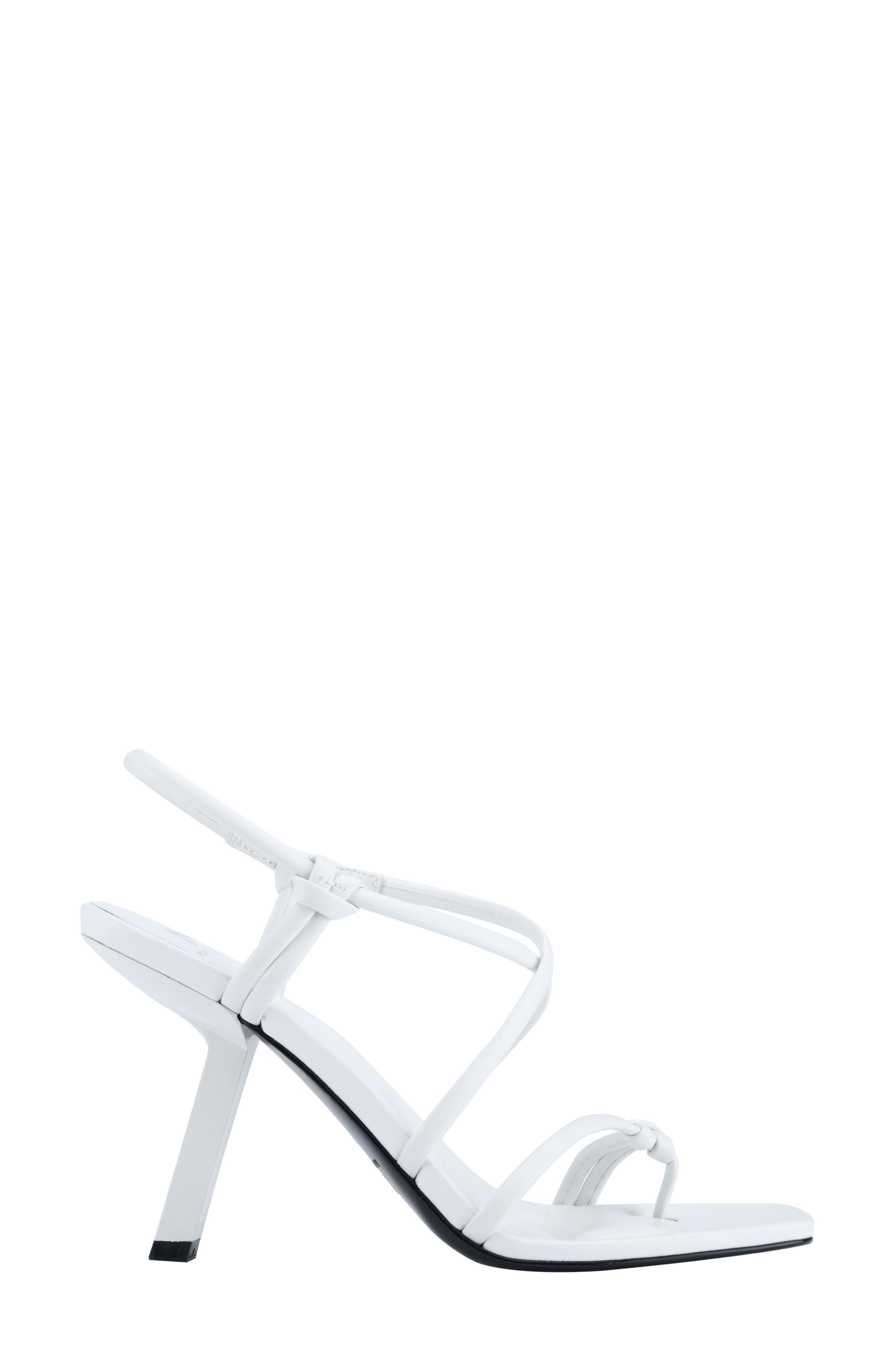 Gadella Strappy Sandal, Alternate, color, WHITE