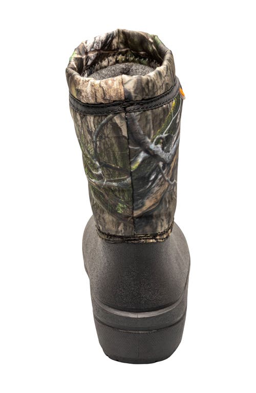 Bogs Kids' Snow Shell Waterproof Camo Boot In Multi