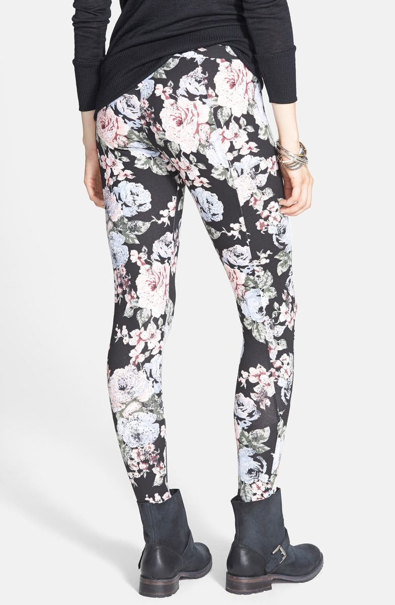 Volcom 'Get Going' Print Leggings, Alternate, color, 