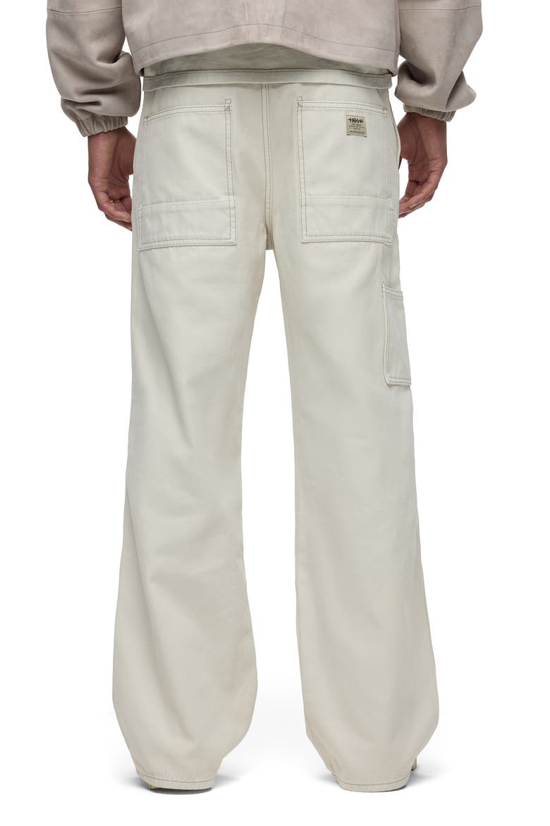 Luca Wide Leg Carpenter Pants, Alternate, color, SILVER BIRCH
