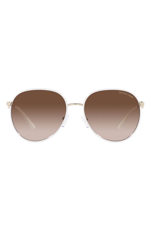 Empire 58mm Gradient Aviator Sunglasses