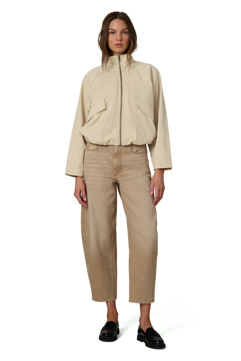 The Zip Bubble Jacket, Alternate, color, STONE