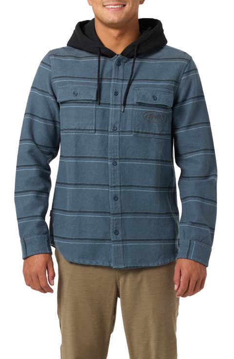 Archer Hooded Button-Up Shirt