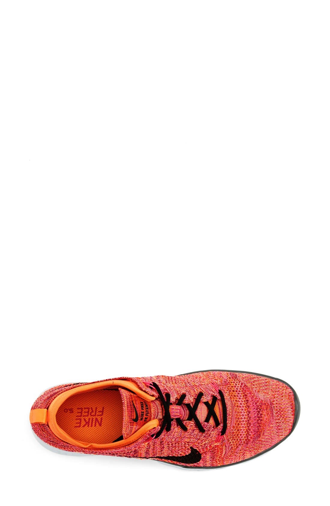 'Free Flyknit 5.0 TR' Training Shoe, Alternate, color, CITRUS/ PINK/ BLACK