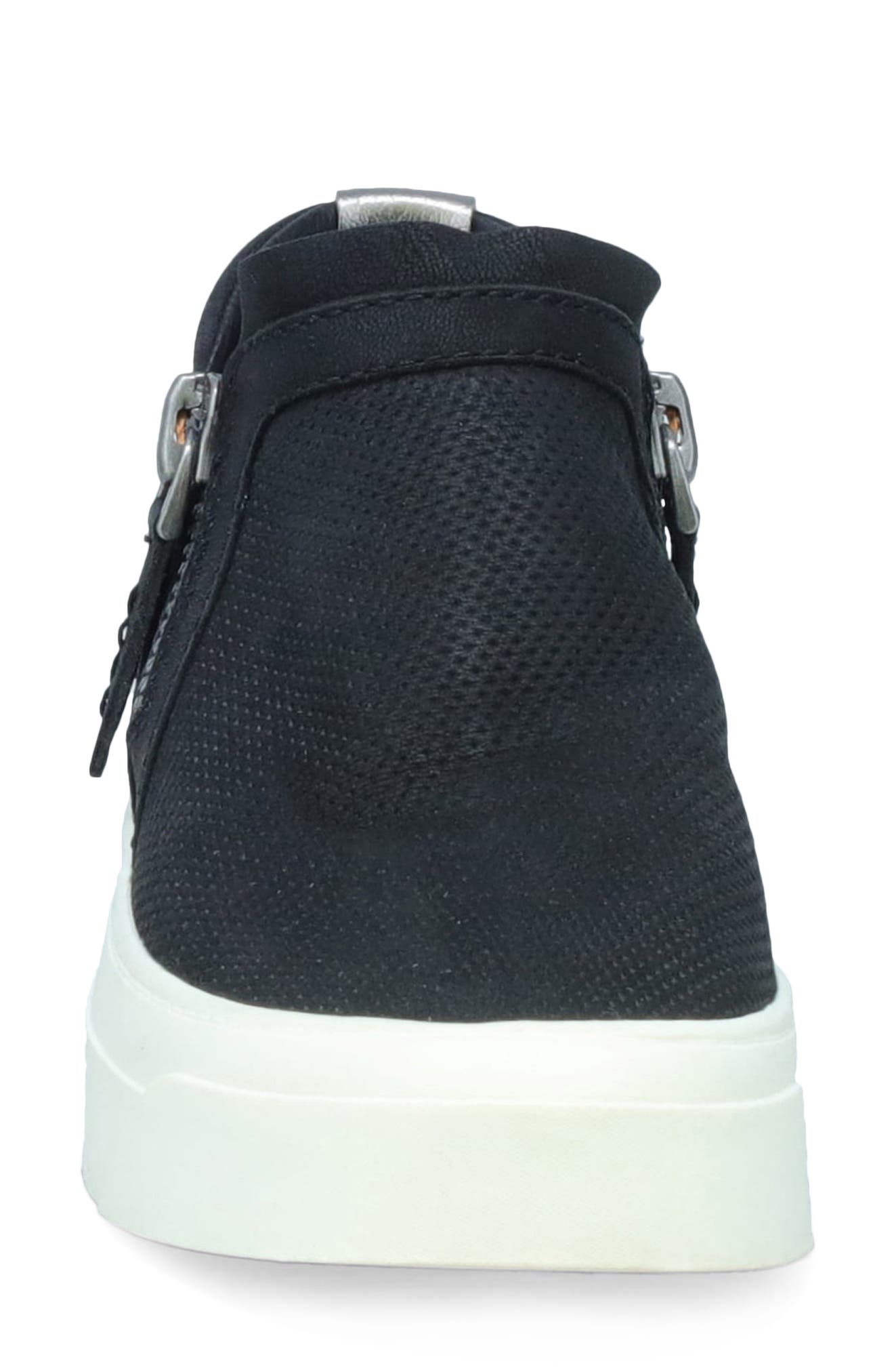 Miz Mooz Arret Side Zip Platform Sneaker, Alternate, color, 