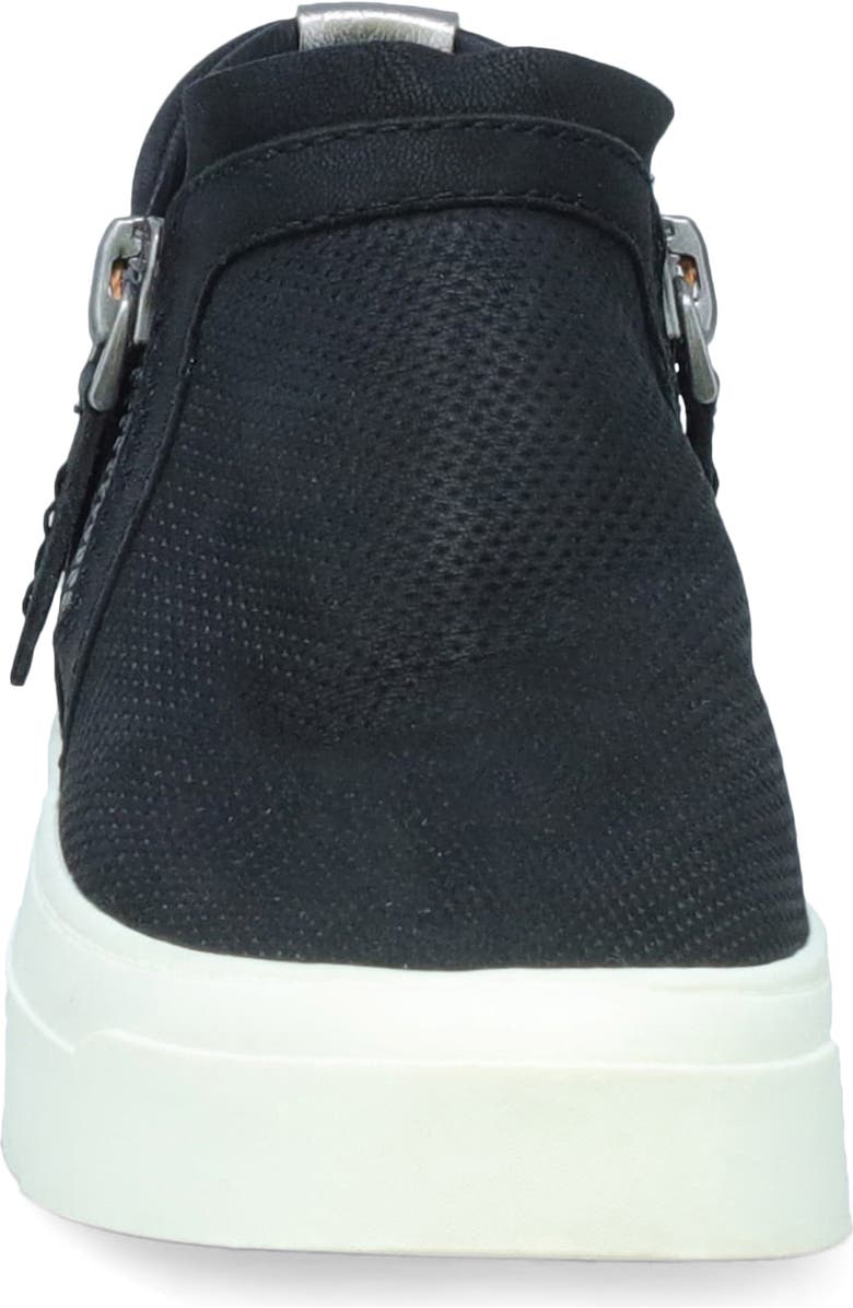Miz Mooz Arret Side Zip Platform Sneaker, Alternate, color,