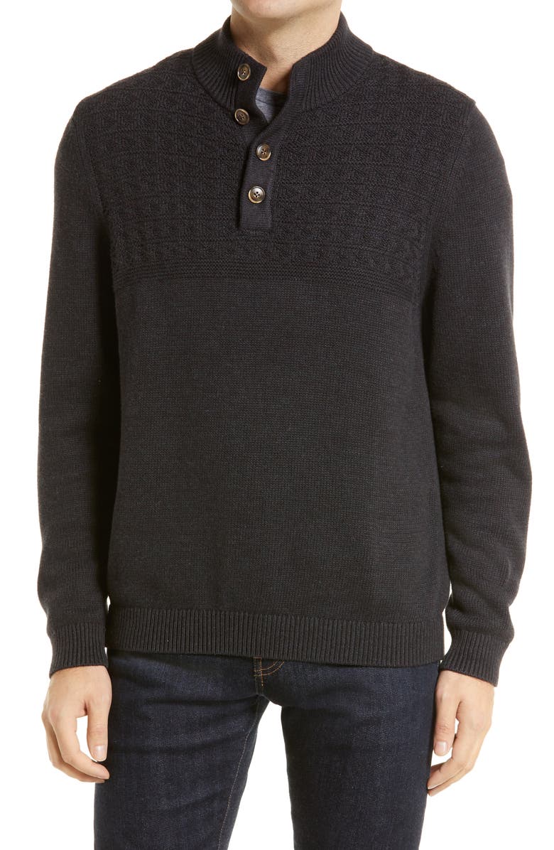 Tommy Bahama Men's Sorrento Beach Mock Neck Sweater, Main, color,