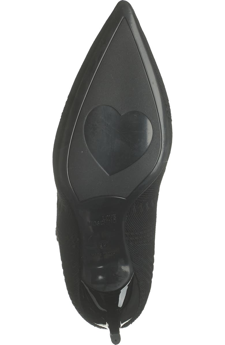 Love Moschino Sock Knit Bootie, Alternate, color,