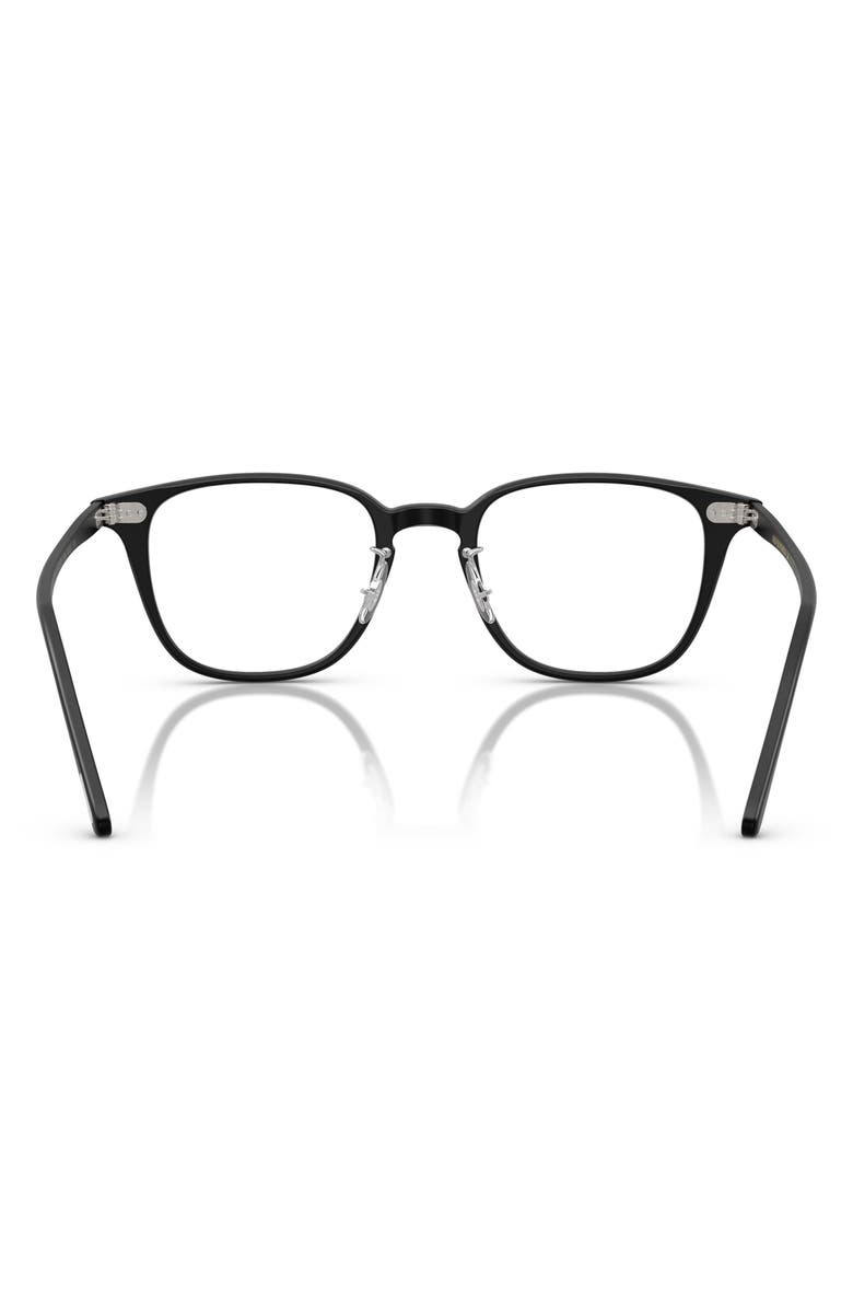 Oliver Peoples 1796 49mm Pillow Optical Glasses, Alternate, color, Semi Matte Black/ Demo Lens