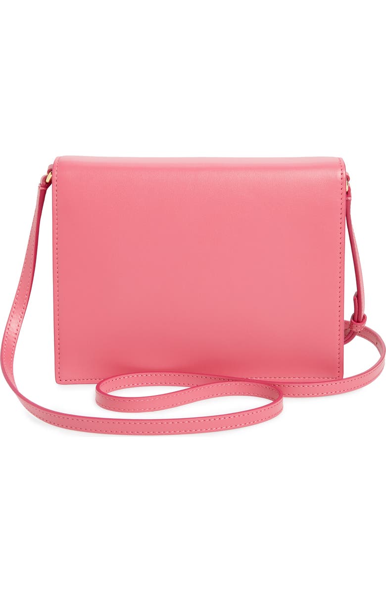 Dolce&Gabbana DG Logo Flap Leather Crossbody Bag, Alternate, color, Lilac