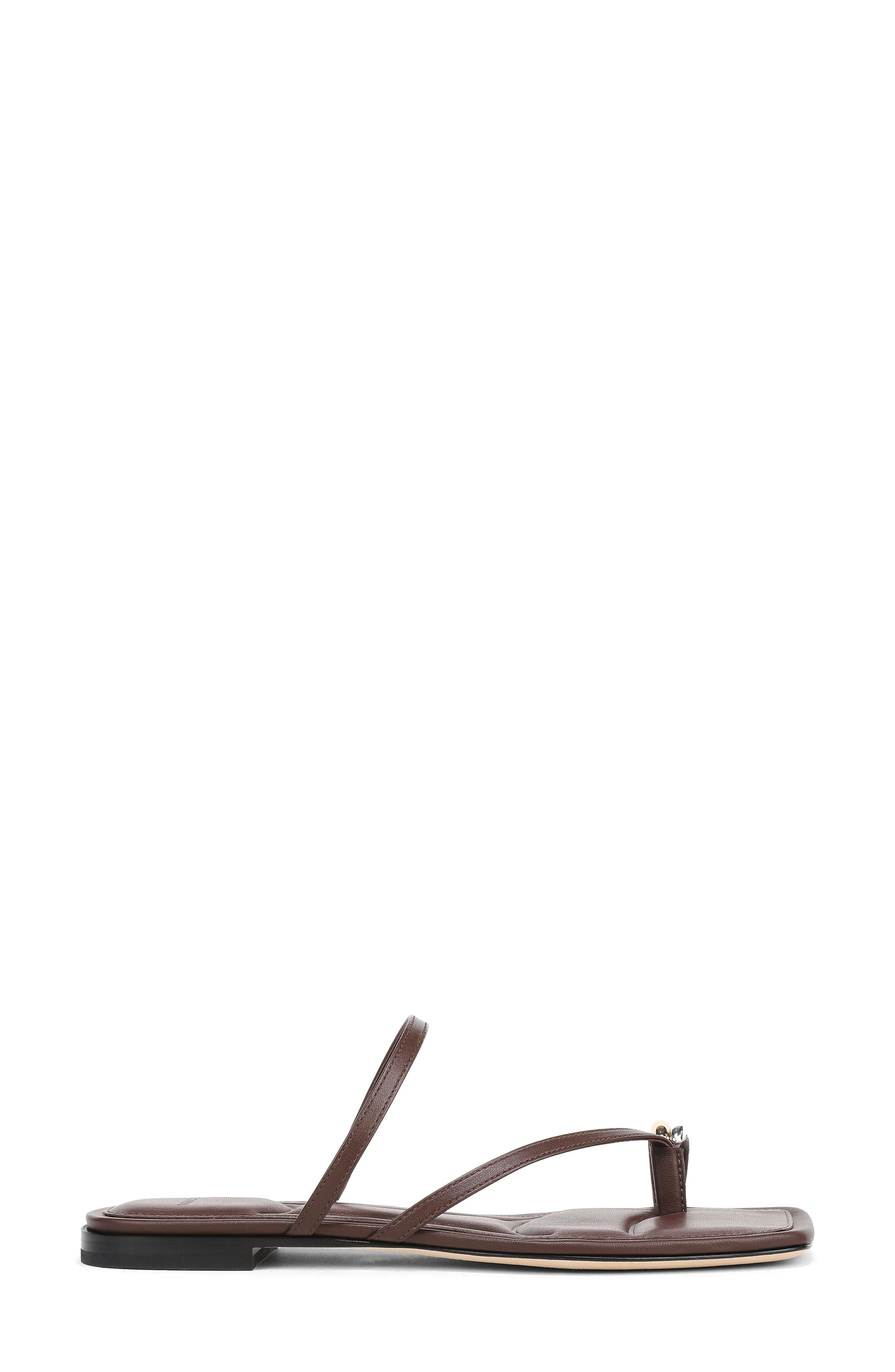 Polli Toe Loop Sandal, Alternate, color, MOLTON BROWN