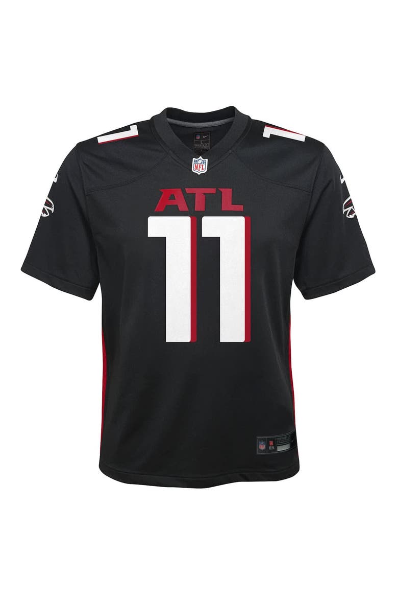 Youth Nike Jalon Walker Black Atlanta Falcons Team Game Jersey, Alternate, color, Black
