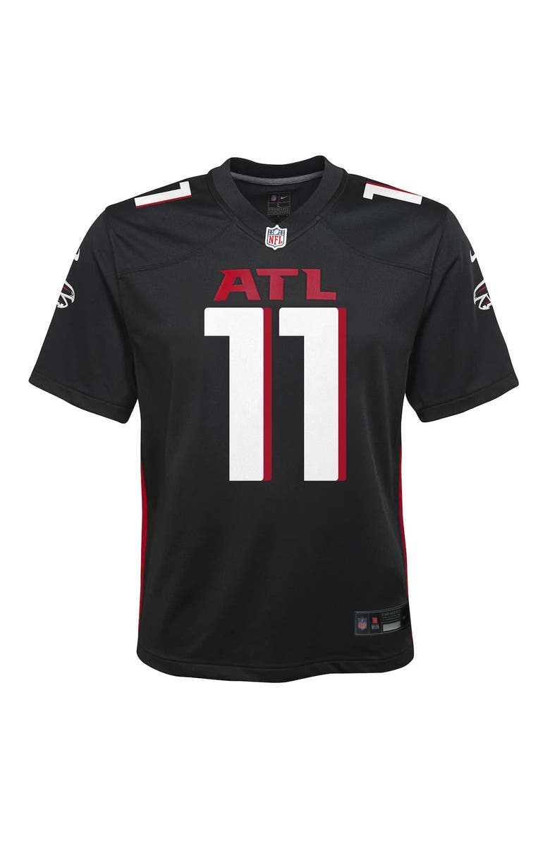 Nike Youth Nike Jalon Walker Black Atlanta Falcons Team Game Jersey, Alternate, color, Black
