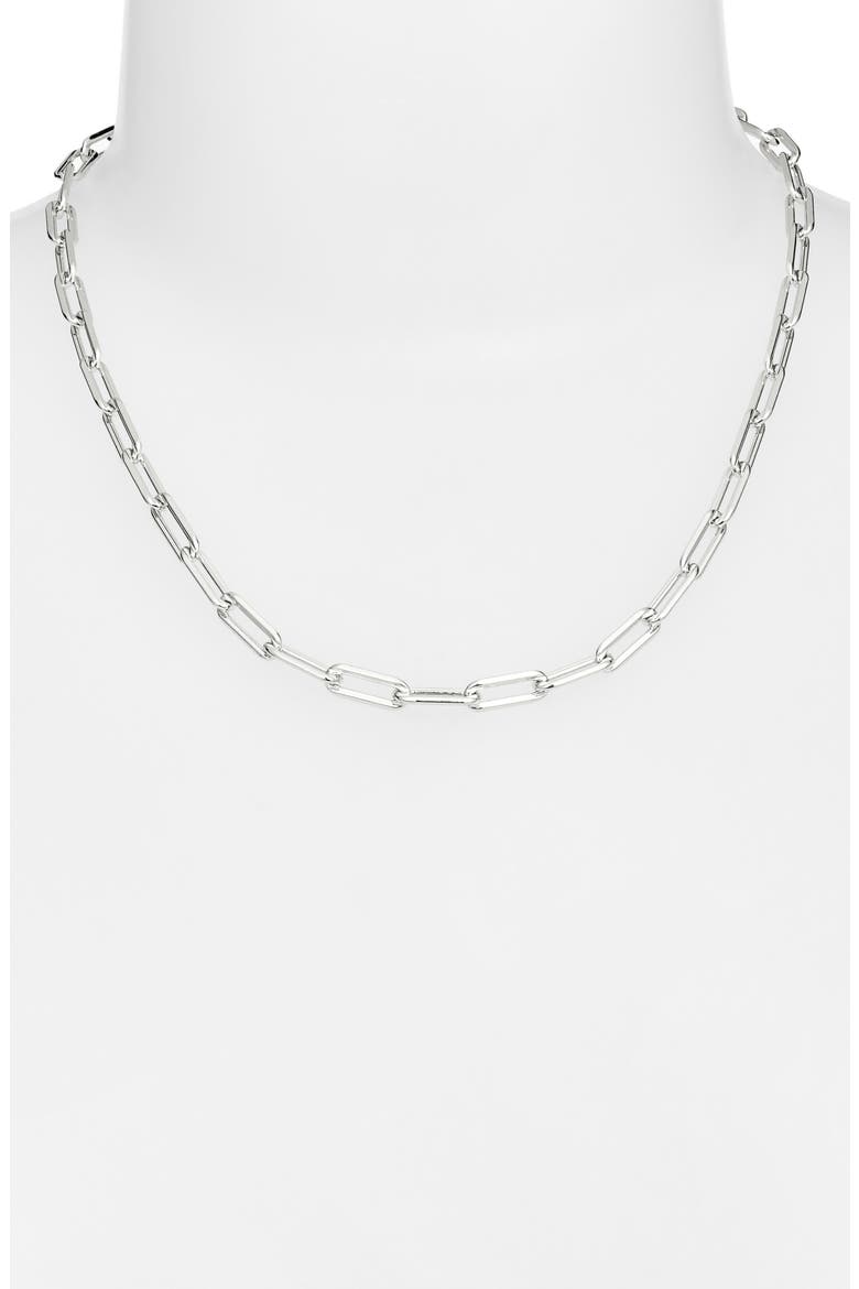 Keepsake Chain Necklace, Alternate, color, SILVER