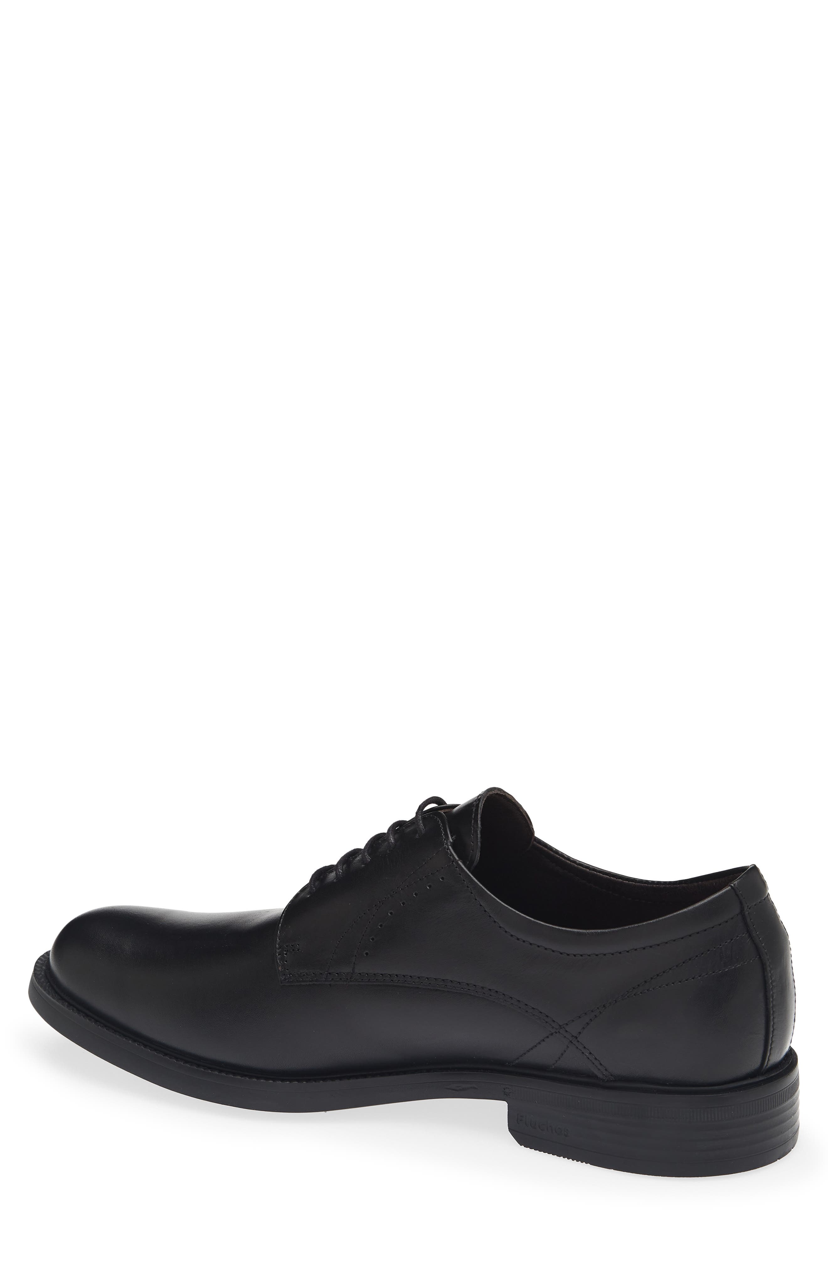 Adrien Plain Toe Derby, Alternate, color, BLACK