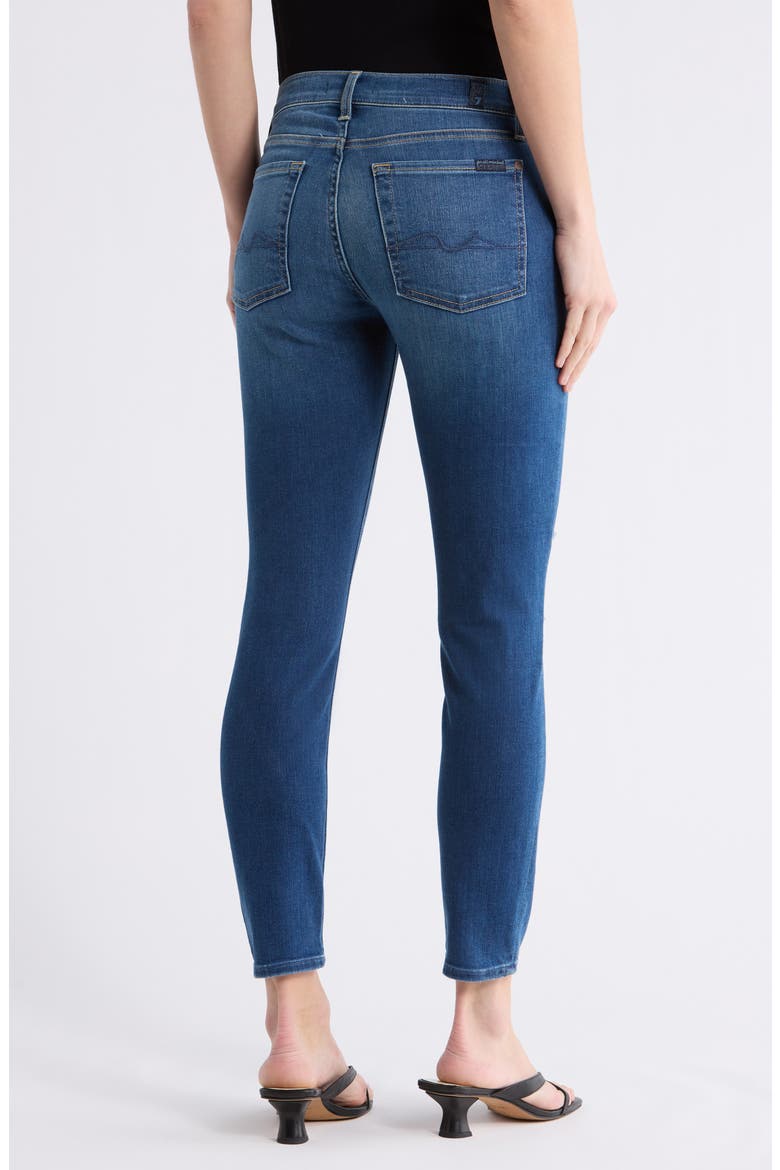 Gwenievere Mid Rise Ankle Skinny Jeans, Alternate, color, AUTHENTIC BLUE