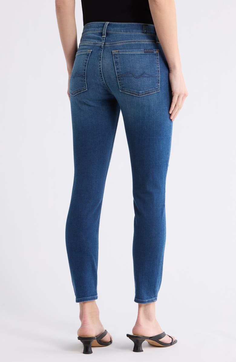 Seven Gwenievere Mid Rise Ankle Skinny Jeans, Alternate, color, Authentic Blue
