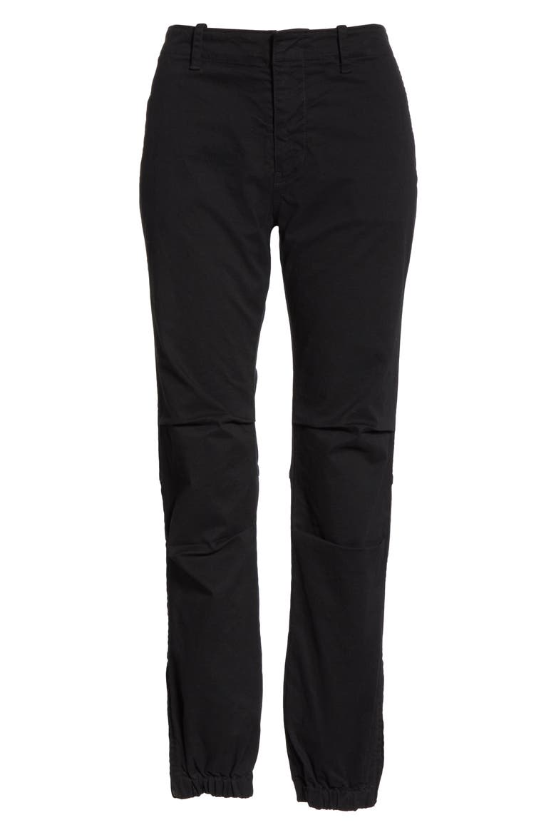 French Military Pants, Alternate, color, JET BLACK