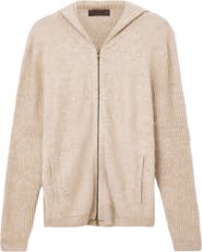 John Varvatos Catherine Cashmere Zip Hoodie