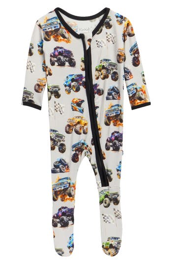 Kickee Pants Babies'  Print Footie In Multi