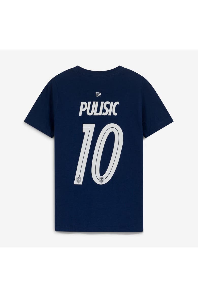 Youth Nike Christian Pulisic Navy USMNT Away Player Name & Number T-Shirt, Alternate, color, Navy