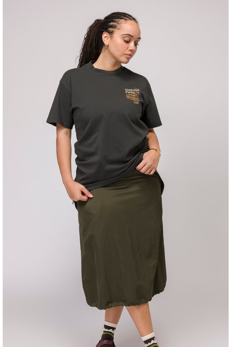 National Parks Outline Checklist Tee, Alternate, color, Vintage Black
