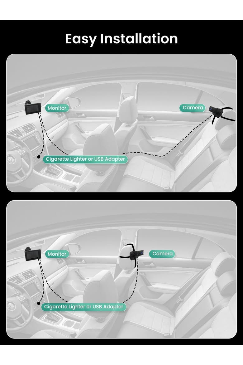 Baby Car Camera, Alternate, color, Black