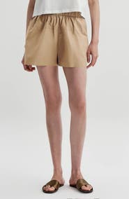 A.L.C. Nate Paperbag Waist Cotton Shorts