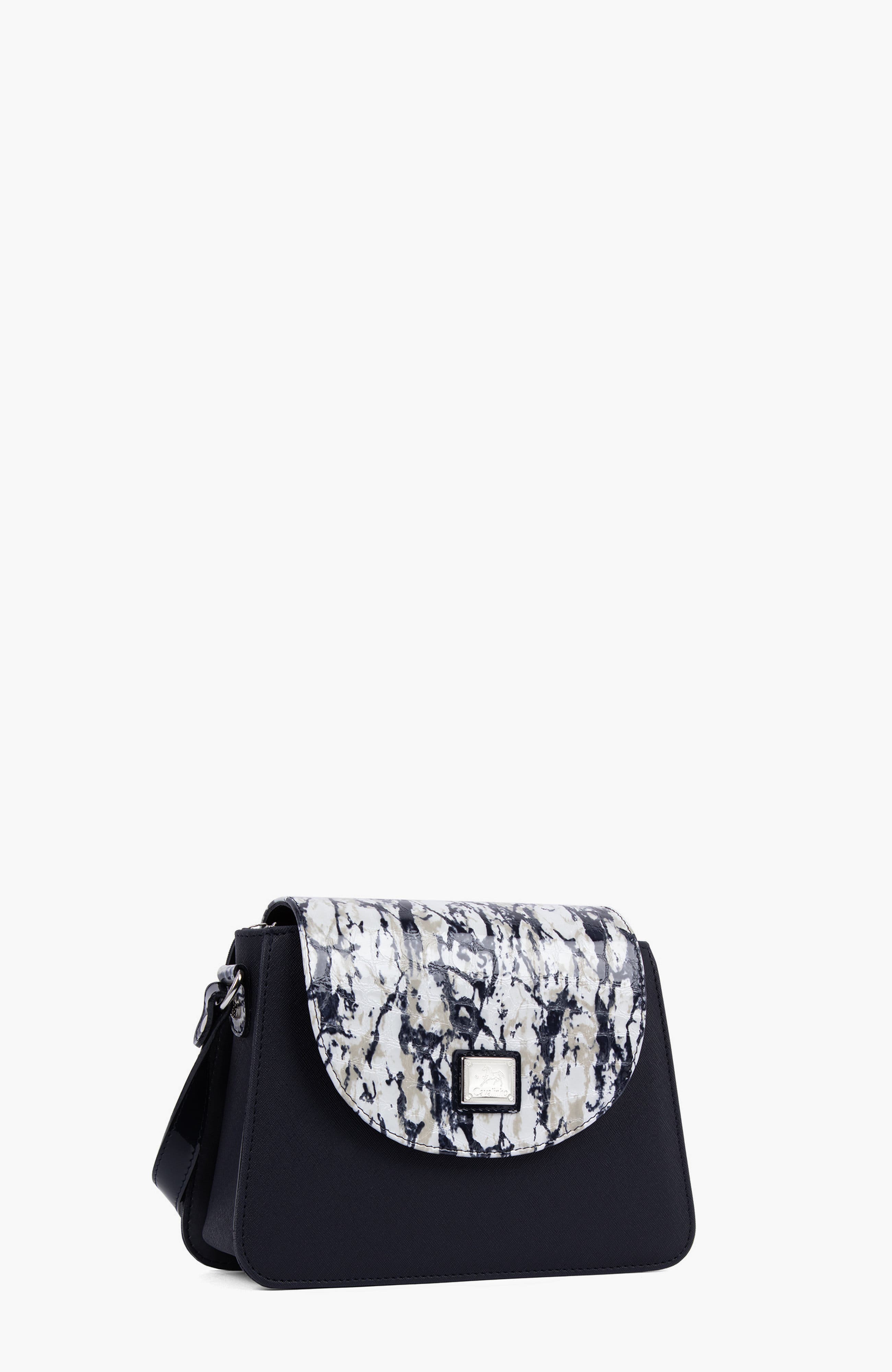 Acqua Marine 596 Shoulder Bag, Alternate, color, Navy / White