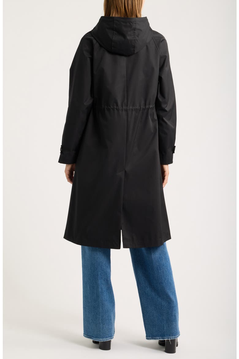 Hooded Raincoat, Alternate, color, NAVY